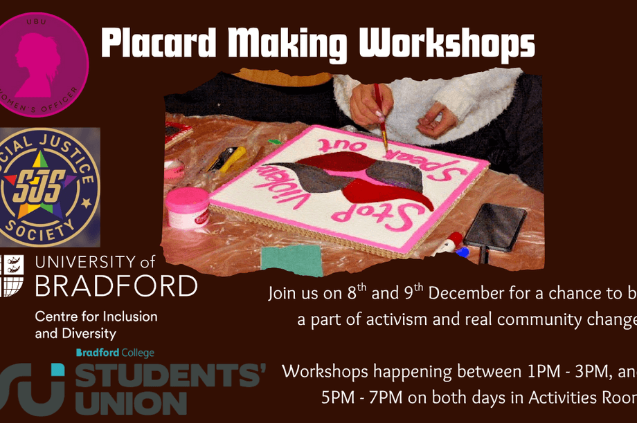 Reclaim the Night Placard Making